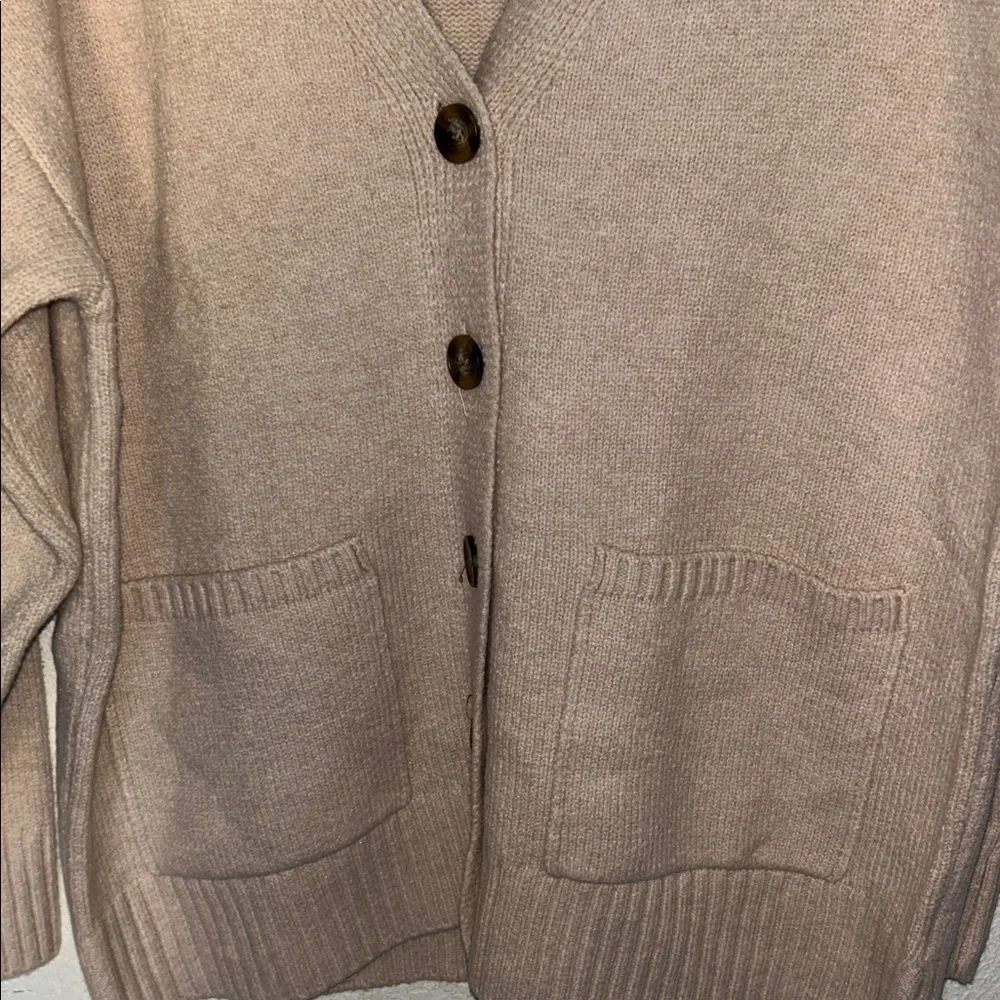 NEW Z SUPPLY women's theo cardigan in champagne heather size m - Picture 3 of 5